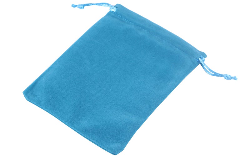 Sansam Small Velvet Gift Bags with Drawstring  20pcs 4.0x4.8 Inch Teal Drawstring Velvet Cloth Jewelry Pouches - Image 3